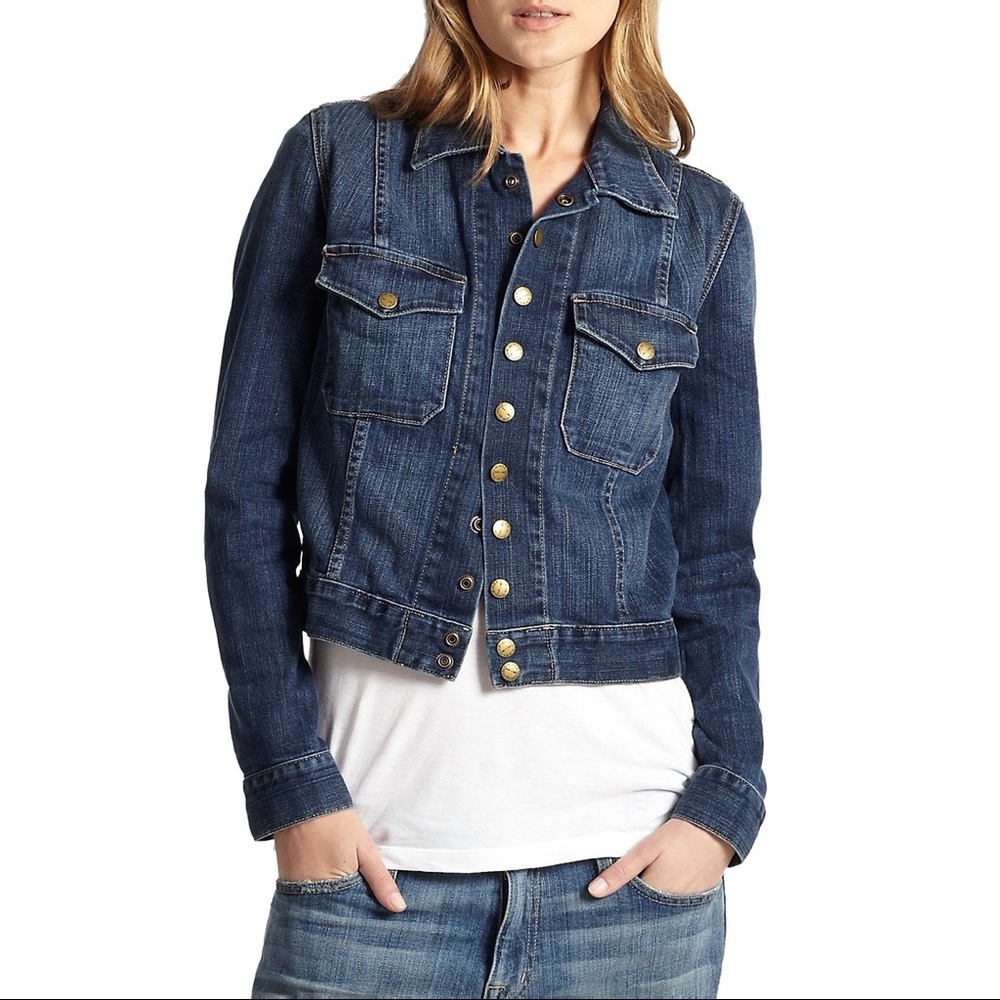 Current/Elliott The Snap Jean Jacket Size 0